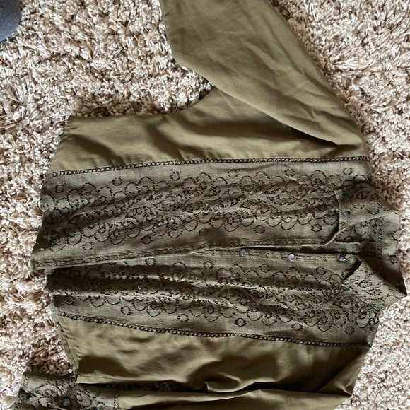 Dark green tunic shirt - Picture 2 of 2